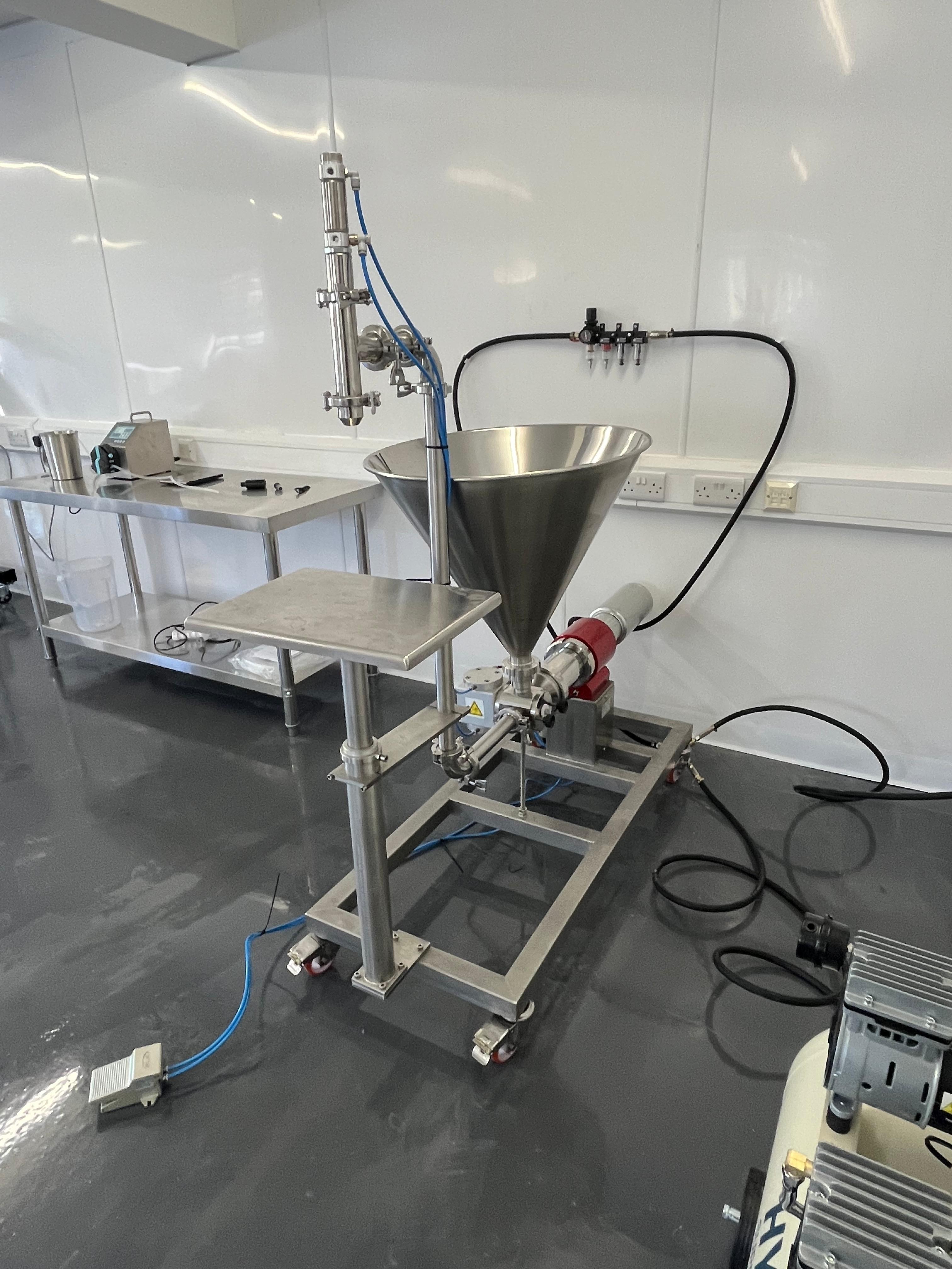 Compatibility checks - Viscosity, packaging, and line behaviour confirmed against samples.